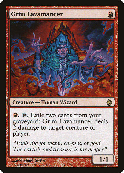 Grim Lavamancer  (Foil)