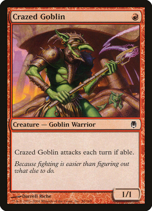Crazed Goblin  (Foil)