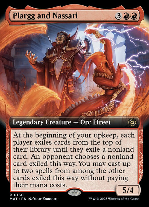 Plargg and Nassari - Legendary- Extended Art (Foil)