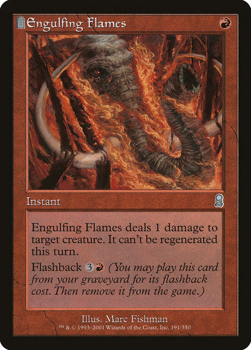 Engulfing Flames  - Tombstone (Foil)