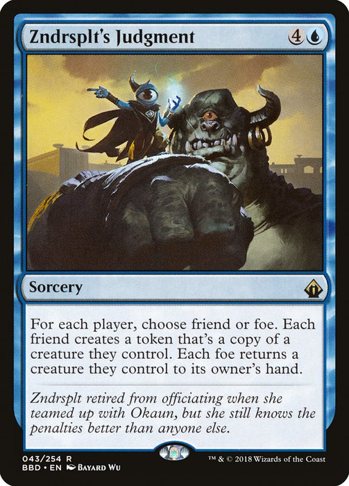 Zndrsplt's Judgment  (Foil)