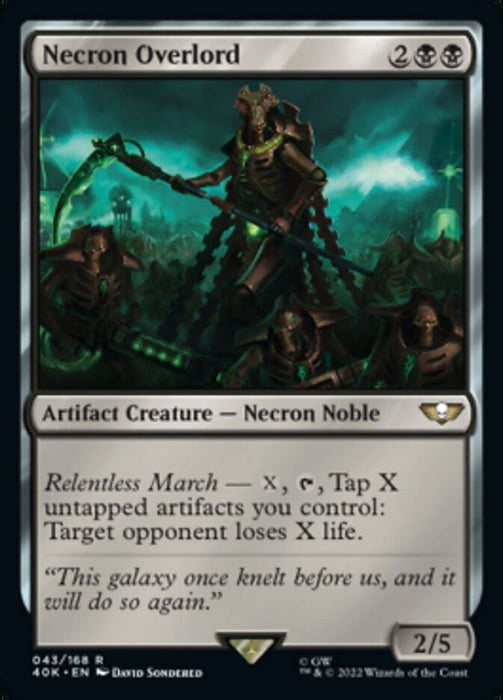 Necron Overlord (Foil)