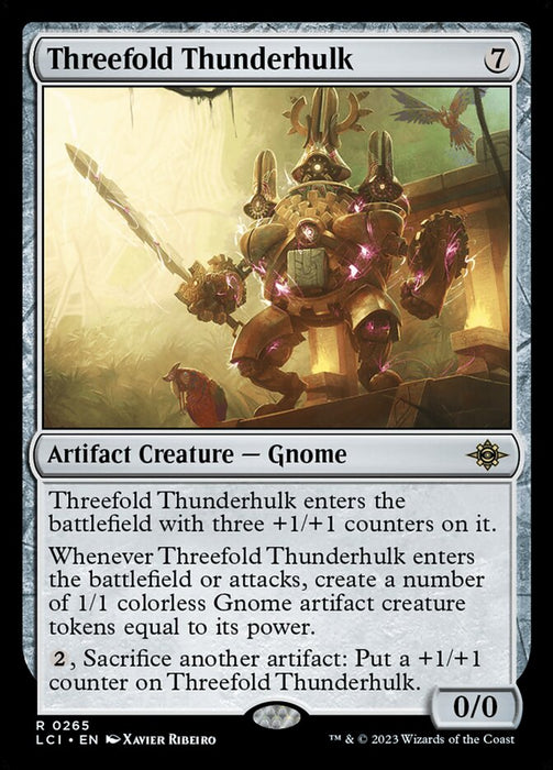 Threefold Thunderhulk (Foil)