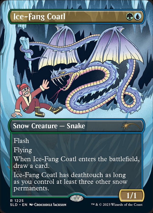 Ice-Fang Coatl - Borderless - Full Art - Inverted (Foil)
