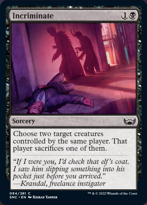 Incriminate  (Foil)