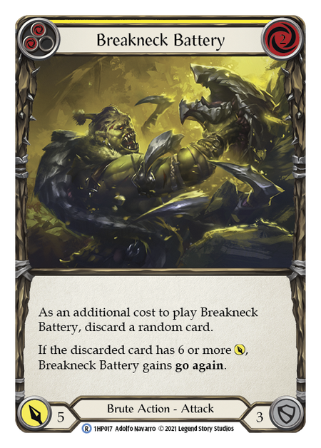Breakneck Battery (Yellow) - 1st Edition