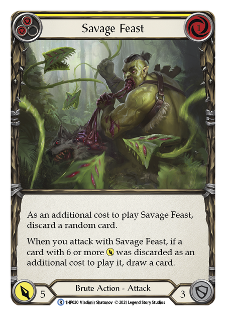 Savage Feast (Yellow) - 1st Edition