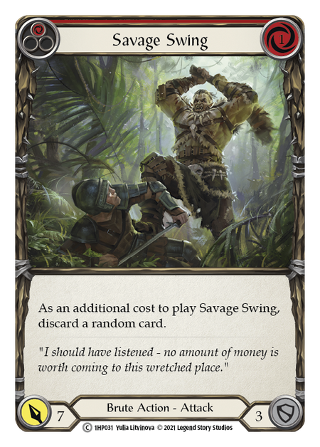 Savage Swing (Red) - 1st Edition