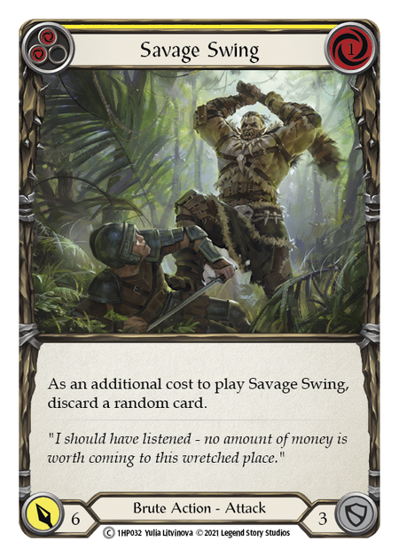 Savage Swing (Yellow) - 1st Edition