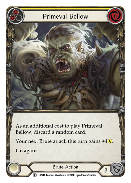 Primeval Bellow (Yellow) - 1st Edition