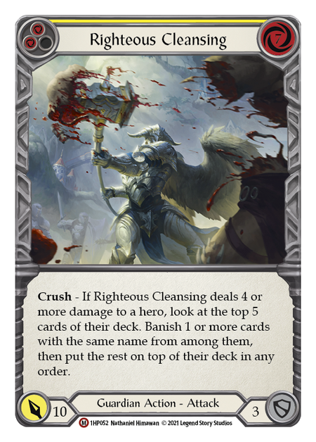 Righteous Cleansing - 1st Edition