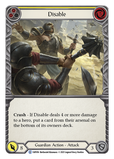 Disable (Yellow) - 1st Edition