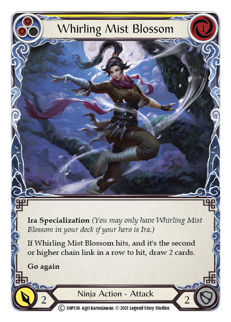 Whirling Mist Blossom (Yellow) - 1st Edition