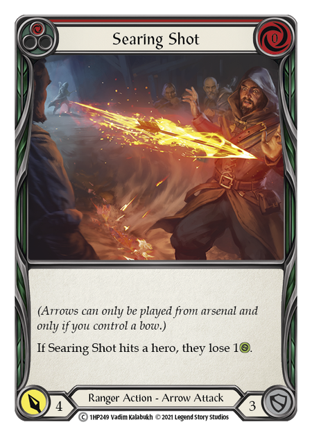 Searing Shot (Red) - 1st Edition