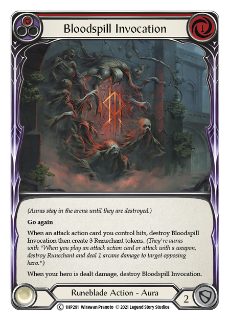Bloodspill Invocation (Red) - 1st Edition