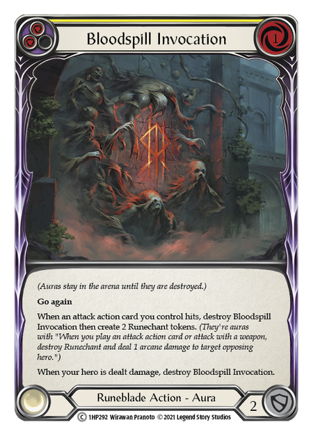 Bloodspill Invocation (Yellow) - 1st Edition
