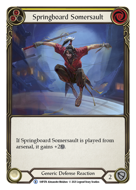Springboard Somersault (Yellow) - 1st Edition