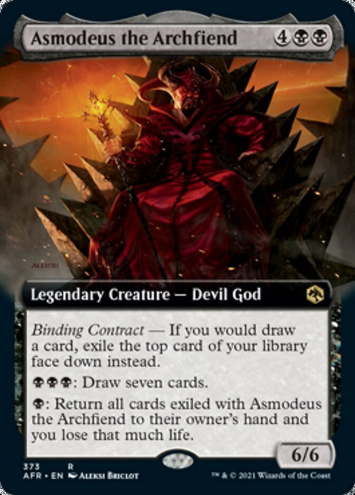 Asmodeus the Archfiend  - Extended Art - Legendary
