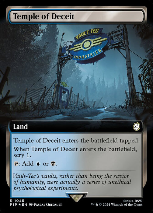 Temple of Deceit - Extended Art (Foil)