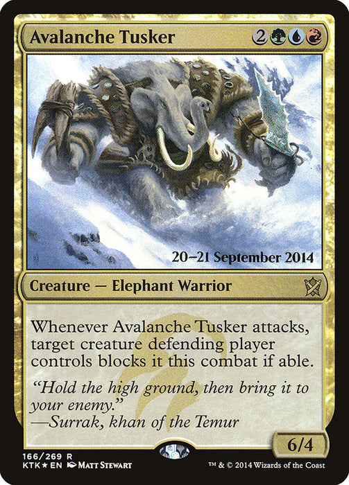 Avalanche Tusker  (Foil)
