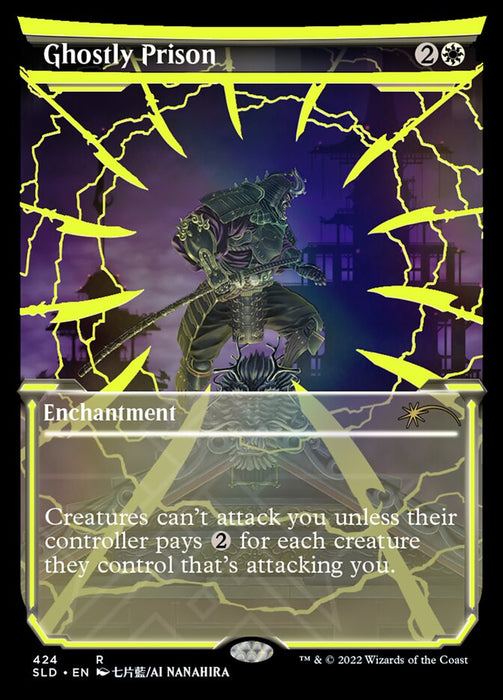 Ghostly Prison - Full Art - Showcase- Inverted (Foil)
