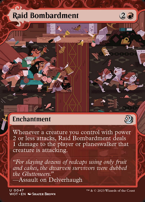 Raid Bombardment - Borderless - Showcase (Foil)