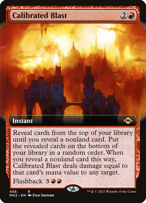 Calibrated Blast  - Extended Art (Foil)