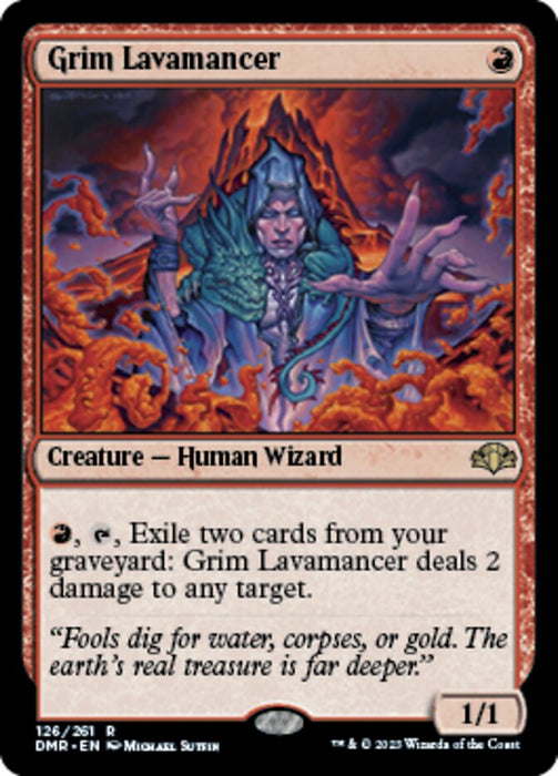 Grim Lavamancer (Foil)