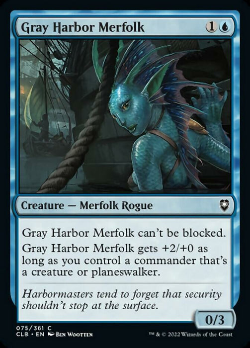 Gray Harbor Merfolk  (Foil)