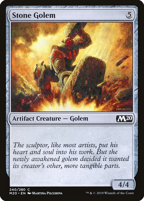 Stone Golem  (Foil)