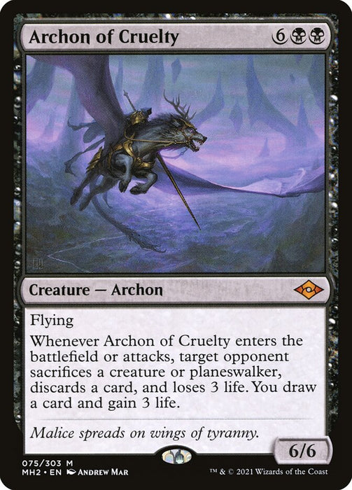 Archon of Cruelty  (Foil)