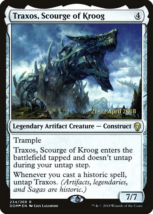 Traxos, Scourge of Kroog  - Legendary (Foil)