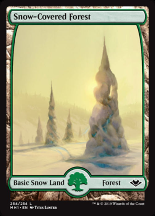 Snow-Covered Forest - Full Art