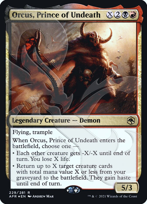Orcus, Prince of Undeath  - Legendary (Foil)