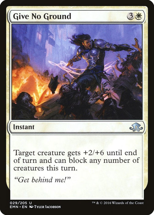Give No Ground  (Foil)