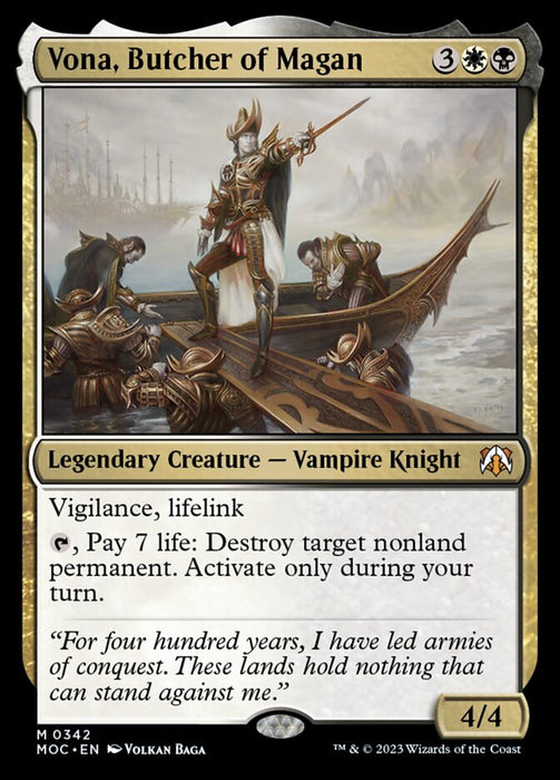 Vona, Butcher of Magan - Legendary
