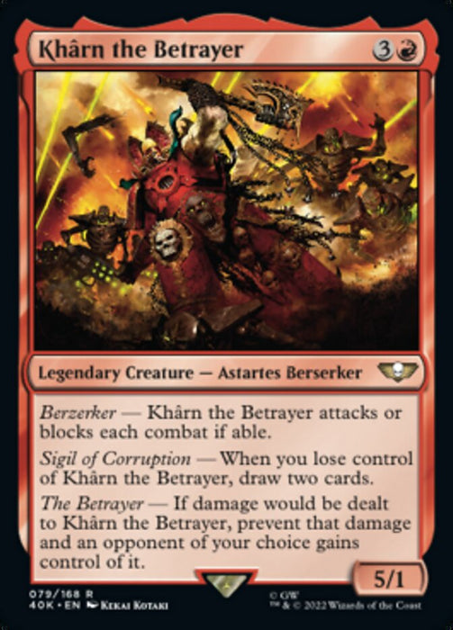 Khârn the Betrayer - Legendary (Foil)