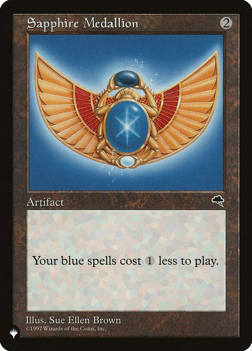 Sapphire Medallion - Retro Frame