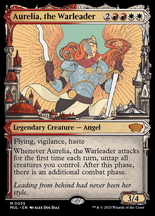 Aurelia, the Warleader - Legendary- Showcase (Foil)