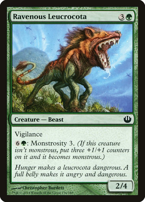 Ravenous Leucrocota  (Foil)