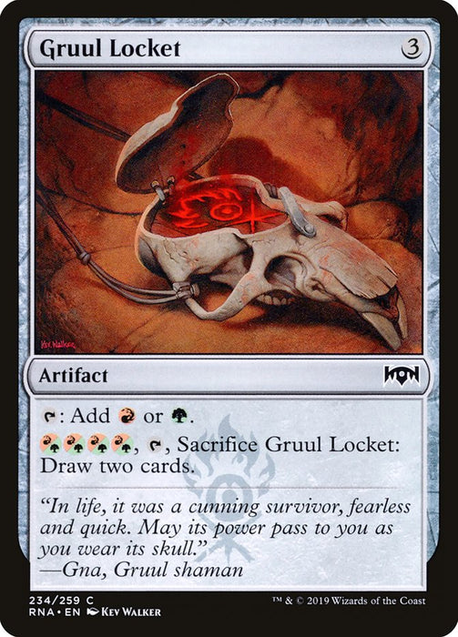 Gruul Locket  (Foil)
