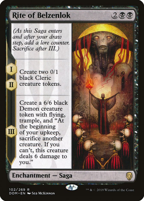 Rite of Belzenlok  (Foil)