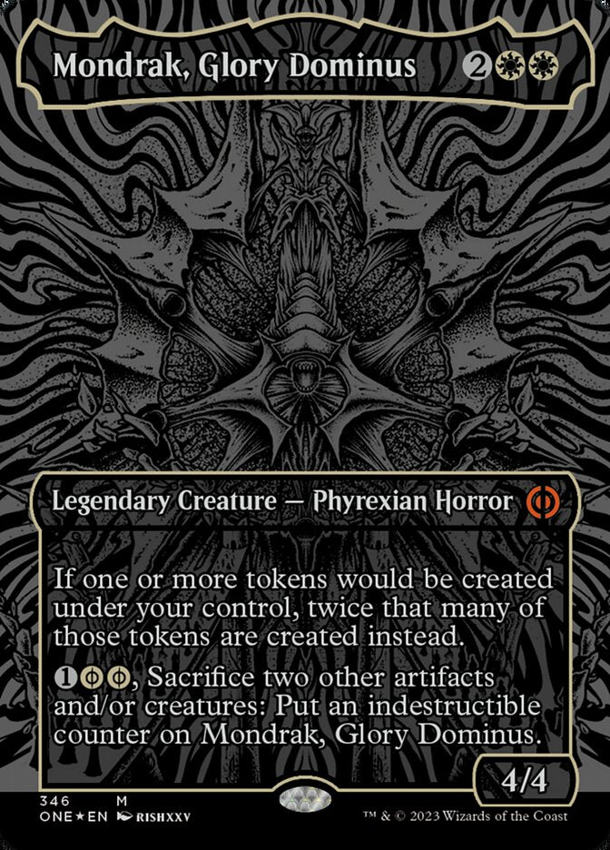 Mondrak, Glory Dominus - Borderless - Legendary- Inverted (Foil ...