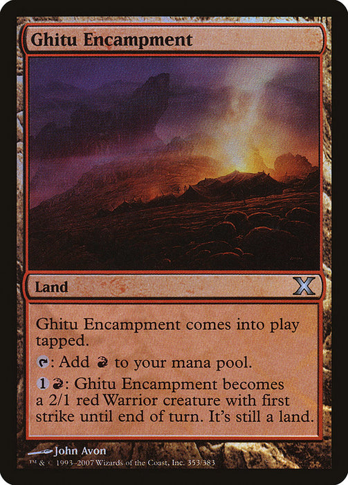 Ghitu Encampment  (Foil)