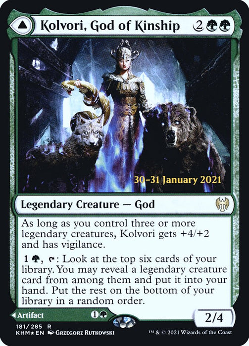Kolvori, God of Kinship // The Ringhart Crest  - Legendary (Foil)