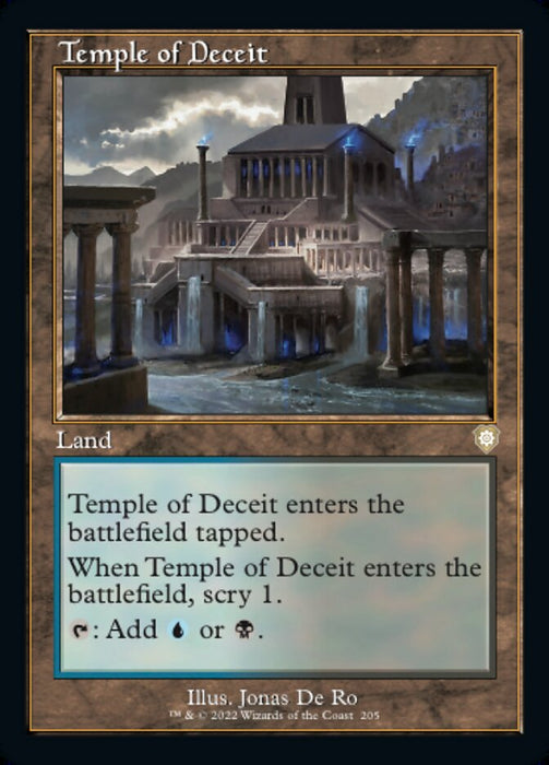 Temple of Deceit - Retro Frame