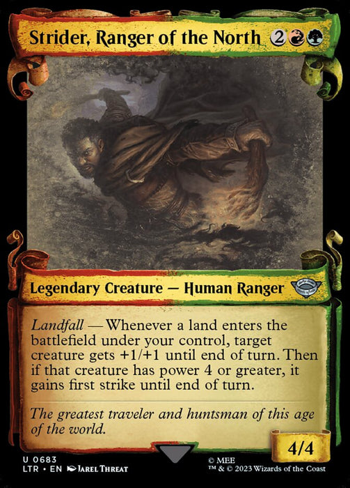 Strider, Ranger of the North - Showcase- Legendary (Foil)