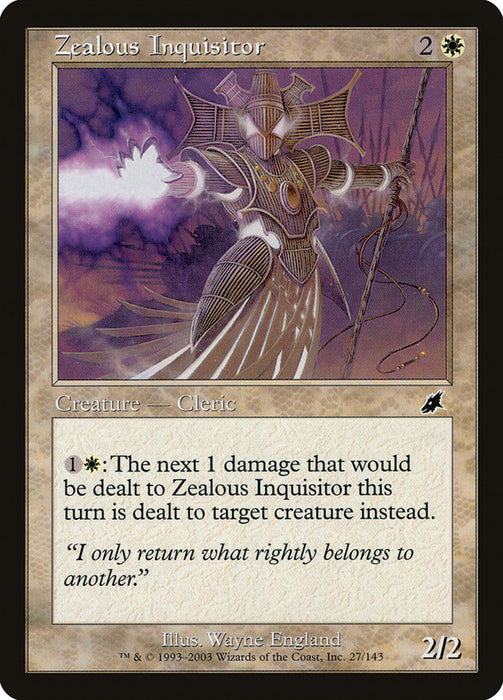 Zealous Inquisitor  (Foil)