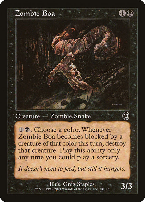 Zombie Boa  (Foil)