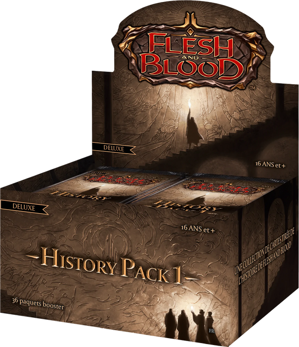 Flesh and Blood History Pack 1 Black Label Booster Box FRANÇAIS